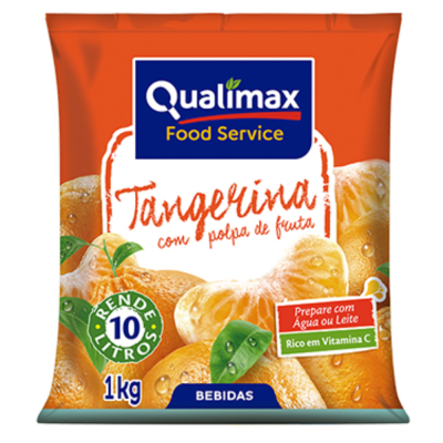 Refresco Tangerina 1Kg Qualimax - Qualidade e Sabor