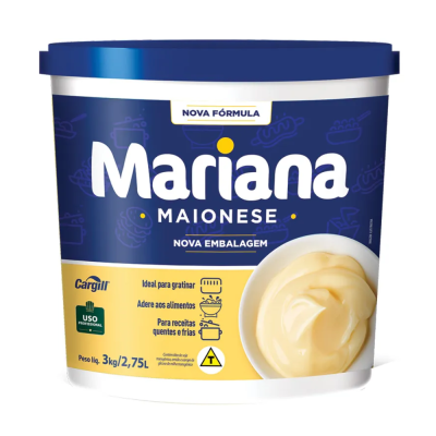 Maionese Mariana 3Kg - Qualidade e Sabor Maionese Mariana 3Kg - Qualidade e Sabor