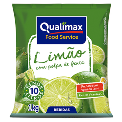 Refresco Limao 1Kg Qualimax - Qualidade e Sabor