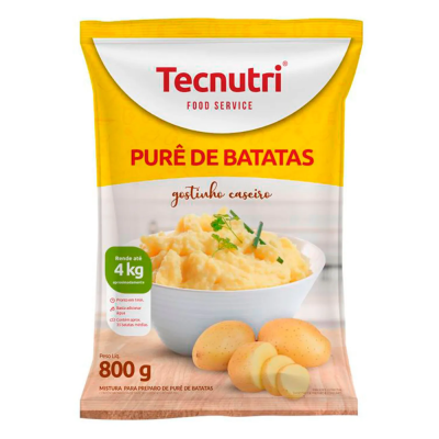 Pure De Batata 800Gr Tecnutri - Qualidade e Sabor