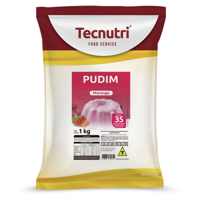 Pudim Morango 1Kg Tecnutri - Qualidade e Sabor