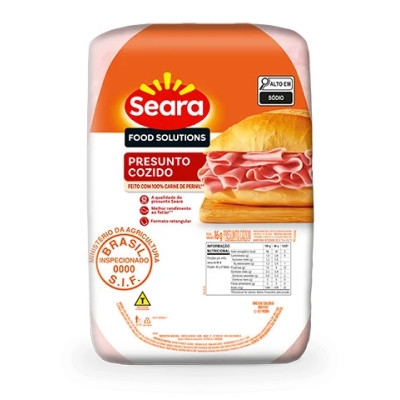 Presunto Coz Retangular  Seara - Qualidade e Sabor