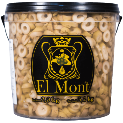 Azeitona Verde Fatiada El Mont 2Kg - Qualidade e Sabor