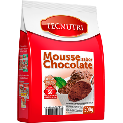 Mousse Chocolate 500Gr Tecnutri - Qualidade e Sabor