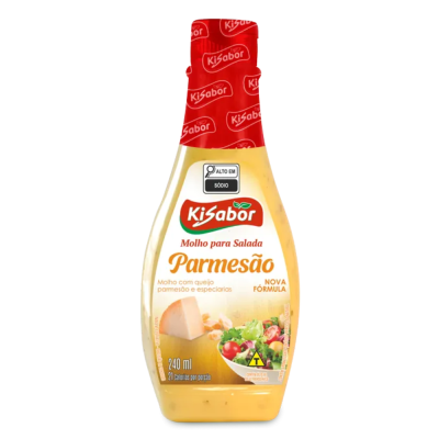 Molho P/ Salada Parmesao 240Ml Kisabor - Qualidade e Sabor