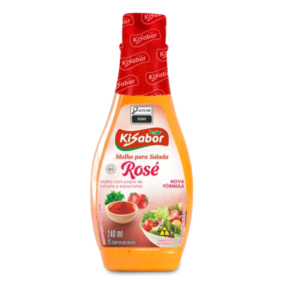 Molho P/Salada Rose 240Ml Kisabor - Qualidade e Sabor