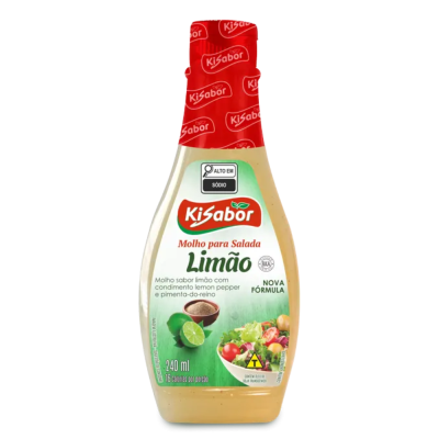 Molho P/Salada Limao 240Ml Kisabor - Qualidade e Sabor