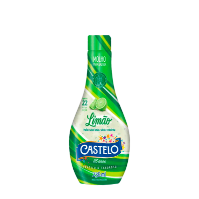 MOLHO P/SAL. LIMAO 236ML CASTELO (12P/CX