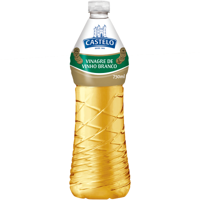 Vinagre Vinho Branco 12X750Ml Castelo - Qualidade e Sabor