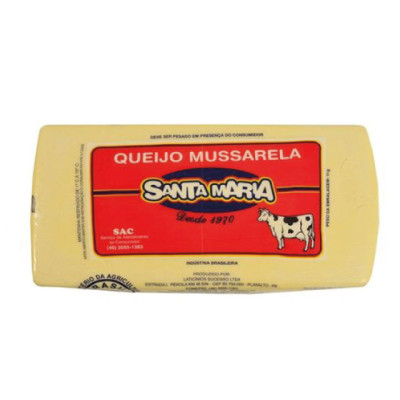 Queijo Mussarela Santa Maria 4Kg - Qualidade e Sabor
