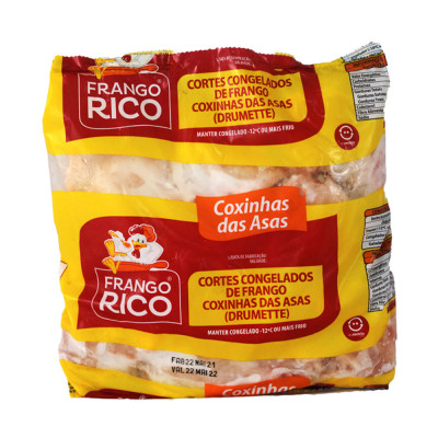 Coxinha Da Asa Rico 20Kg - Qualidade e Sabor
