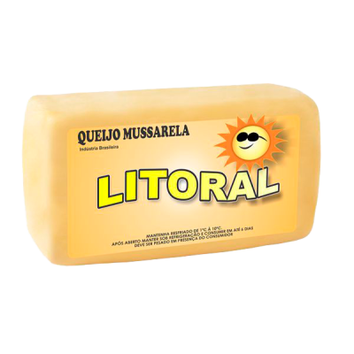 Queijo Mussarela Litoral 4Kg - Qualidade e Sabor