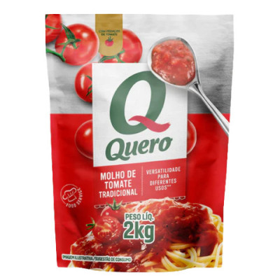 Molho Pronto Quero 2,0Kg - Qualidade e Sabor