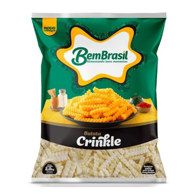 Batata Crinkle Bem Brasil 6X2Kg 12Kg 3748 - Qualidade e Sabor