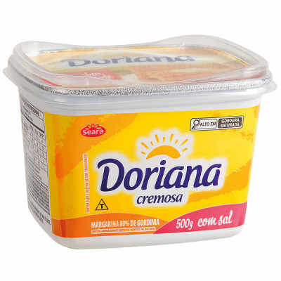 Margarina Cremosa C/Sal Doriana 12 X 500Gr - Qualidade e Sabor