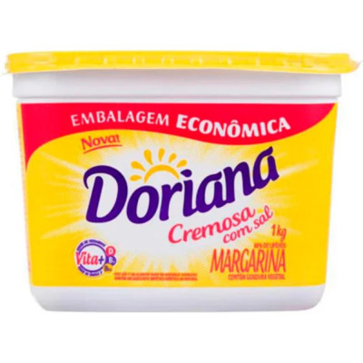 Margarina  Veg Cremosa C/Sal Doriana 12X1 Kg - Qualidade e Sabor