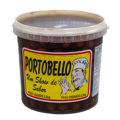 Azeitona Preta Inteira Portobello 2Kg - Qualidade e Sabor
