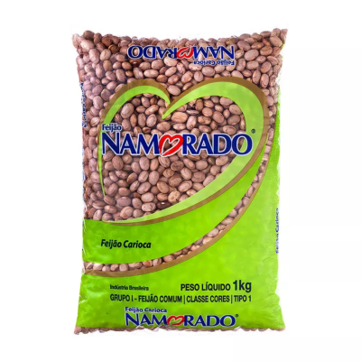 Feijao Carioca Namorado 10X1Kg 10Kg - Qualidade e Sabor