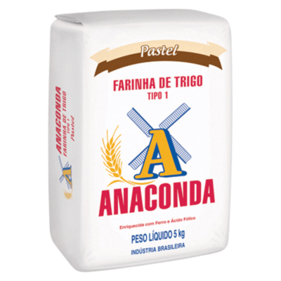 Farinha De Trigo 5 X 5 Anaconda Pastel - Qualidade e Sabor