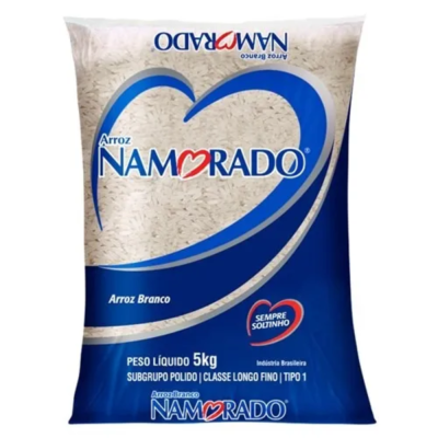Arroz Branco 6X5Kg Namorado - Qualidade e Sabor