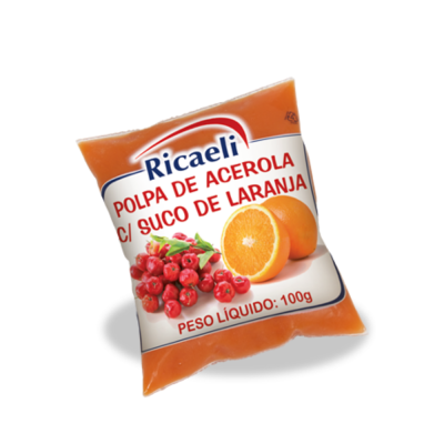 Polpa Acerola C/ Laranja 1Kg Ricaeli - Qualidade e Sabor