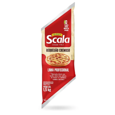 Requeijao 1,5 Kg Cremoso Scala Bisnaga - Qualidade e Sabor