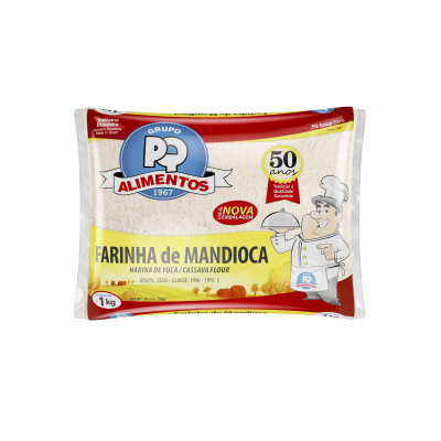 Farinha De Mandioca Crua Fina 1Kg Siciliano - Qualidade e Sabor
