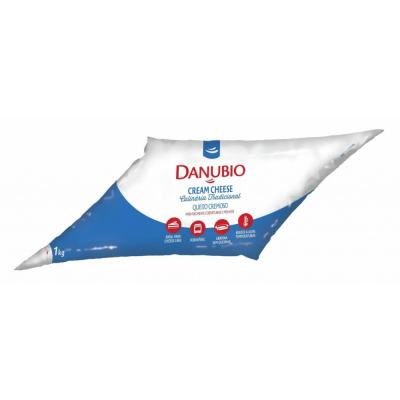 Cream Cheese 1,0Kg Danubio - Qualidade e Sabor