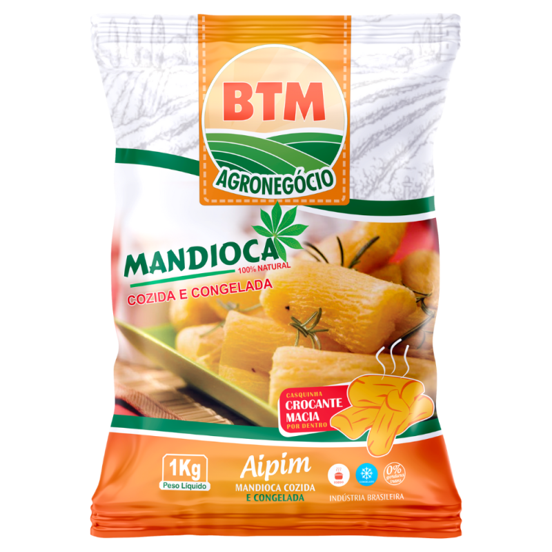 Mandioca Pre Cozida Btm Cong 12 Kg (160924) - Qualidade e Sabor
