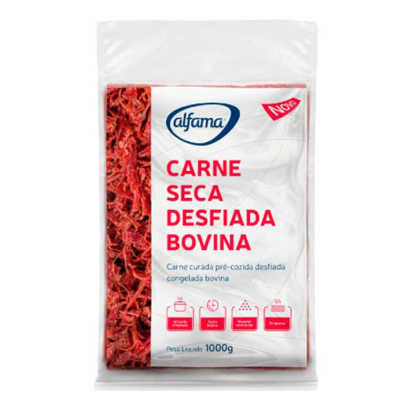 CARNE BOVINA SECA DESFIADA 6X1 ALFAMA