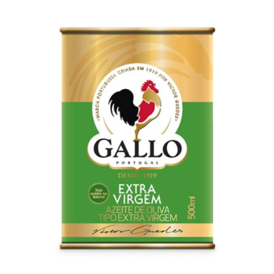 Azeite De Oliva Extra Virgem Lata  500Ml Gallo - Qualidade e Sabor