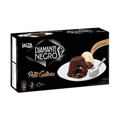 PETIT GATEAU DIAMANTE NEGRO 12X160G 0676