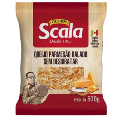 Queijo Ralado Parmesao 500 Gr Pct Scala - Qualidade e Sabor
